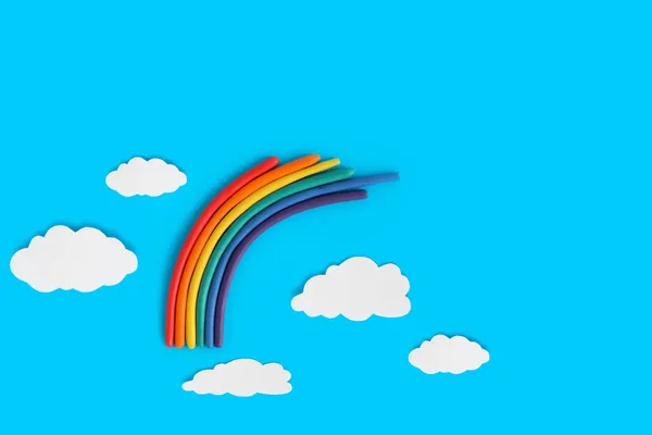 Plasticine Rainbow — Stock Photo, Image
