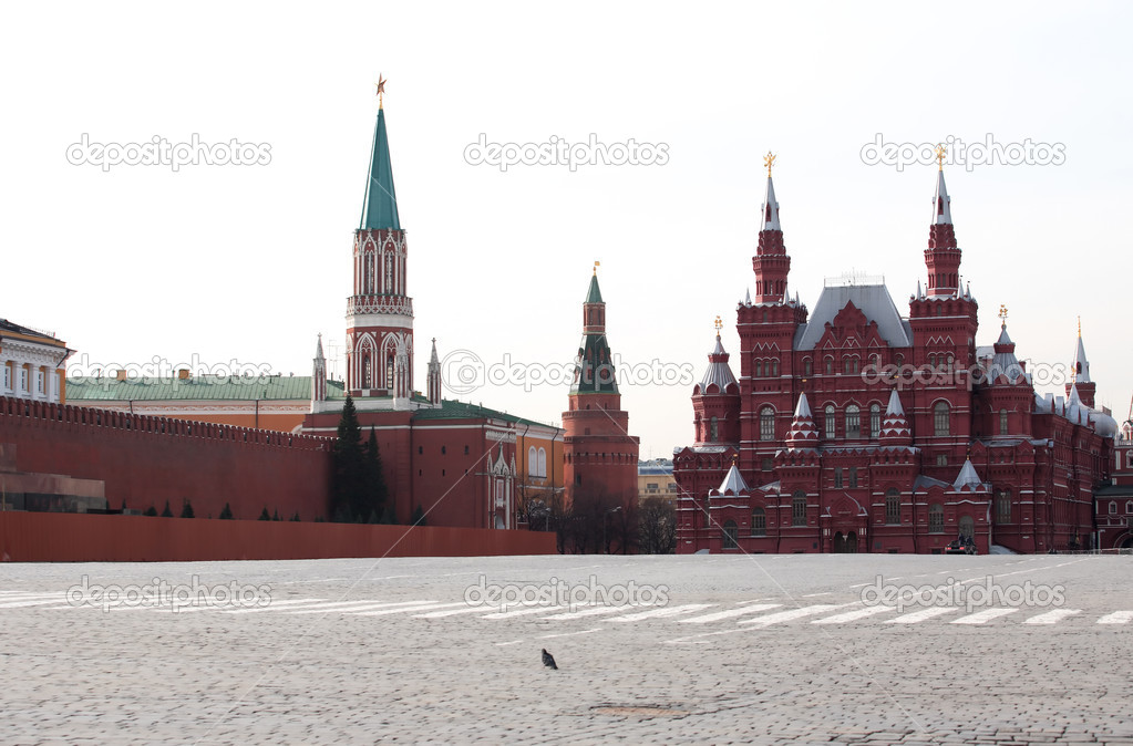 Red Square In Moscow