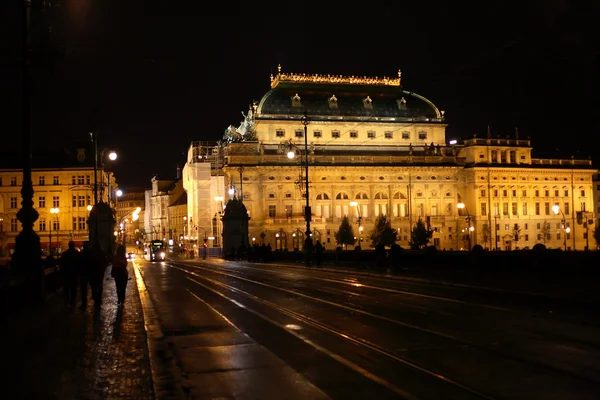 Noite em Praga — Fotografia de Stock