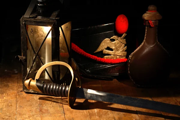 Kılıç ve lamba — Stok fotoğraf