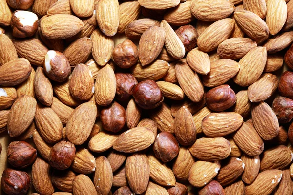 Nuts Background — Stock Photo, Image