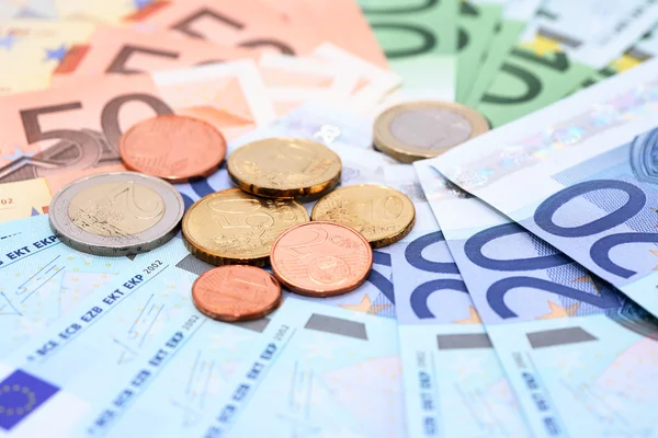 Europeiska unionens valuta — Stockfoto