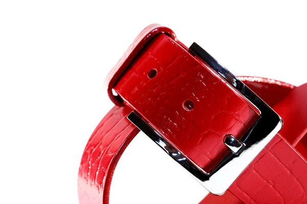 Red Leather Belt — Stock Photo, Image