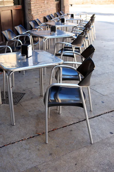 Pequeno café de rua — Fotografia de Stock