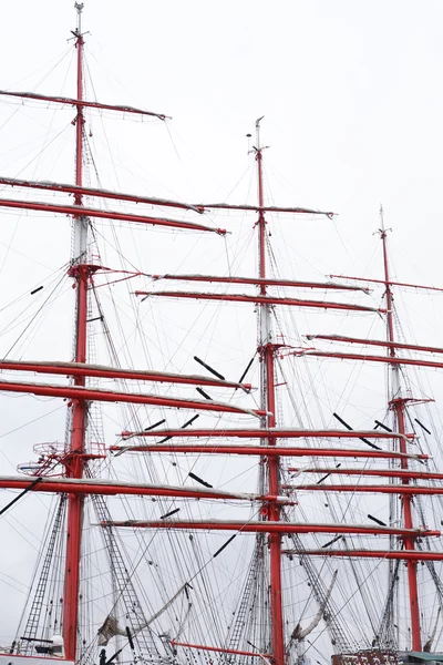 Segling fartyg mast — Stockfoto