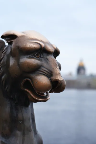 Griffin Ancient Sculpture — Stock Photo, Image