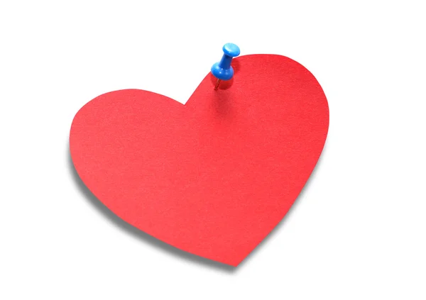 Red Paper Heart — Stock Photo, Image