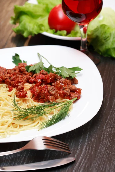 Włoskie spaghetti — Zdjęcie stockowe