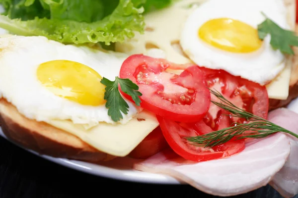 Fried Eggs — Stock Photo, Image