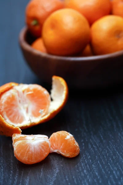 Peeled Tangerine — Stock Photo, Image