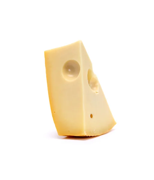 Cheese On White — Stock Photo, Image