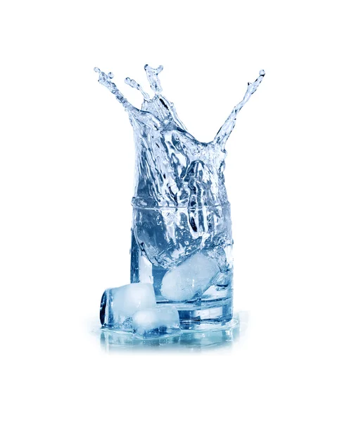 Water With Ice — Stock Photo, Image