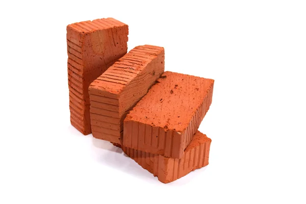 Bricks On White — Stock Photo, Image