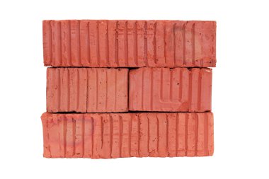 Beyaz üstüne tuğla