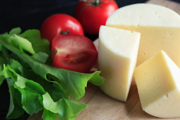 Käse und Gemüse — Stockfoto