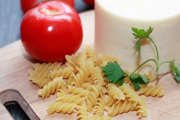 Ingredienti spaghetti — Foto Stock