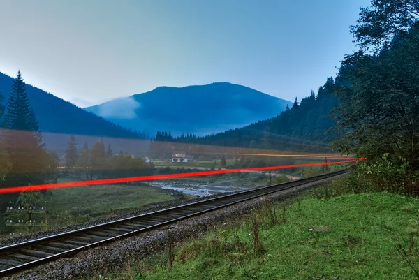 Sväng in på vägen — Stockfoto