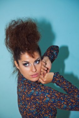 kadın saç modeli yapma