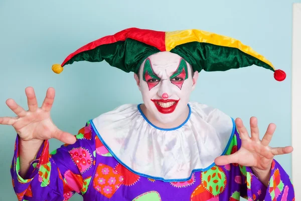 Clown spaventoso — Foto Stock