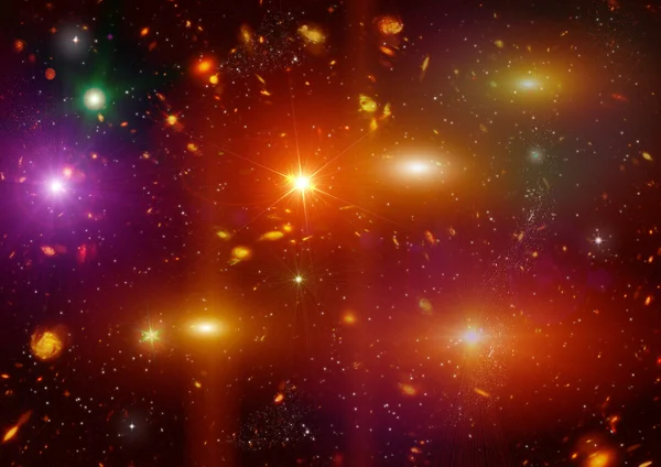 Galaxy in a free space — Stock Photo, Image