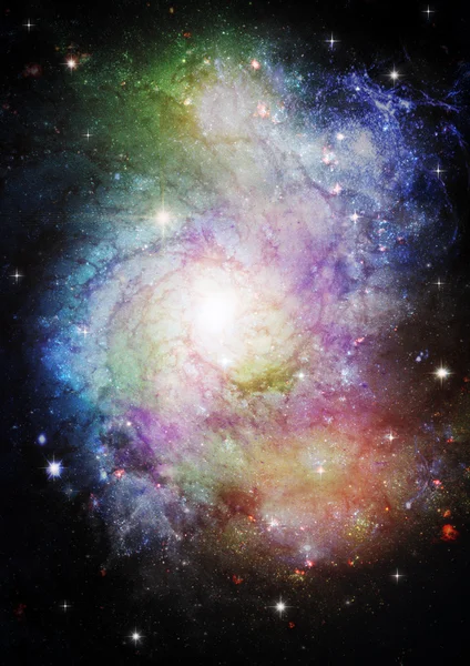 Galaxy in a free space — Stock Photo, Image