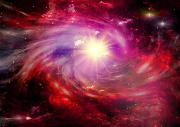 Galaxie într-un spațiu liber Imagine de stoc
