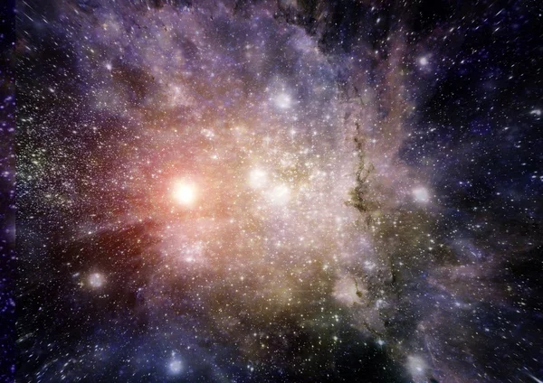 Galaxy in a free space — Stock Photo, Image