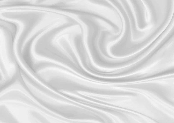 Mătase albă elegantă și netedă — Fotografie, imagine de stoc