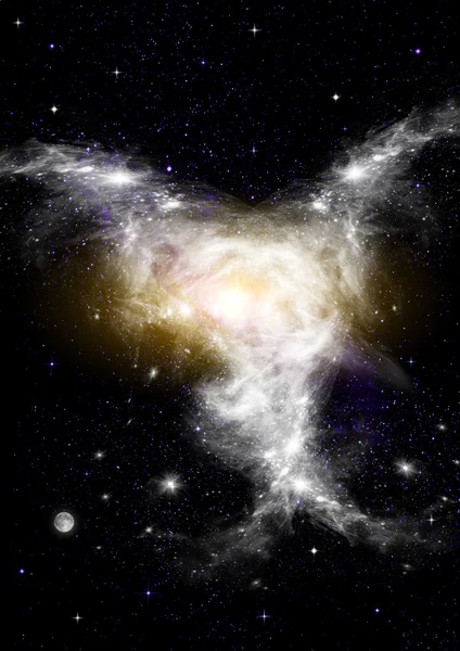 Galaxia en un espacio libre — Foto de Stock