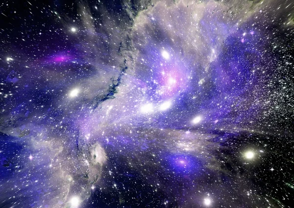 Galaxie ve volném prostoru — Stock fotografie