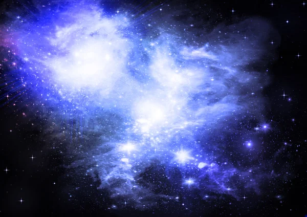 Galaxy in a free space — Stock Photo, Image