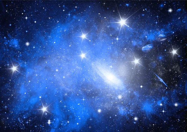 Galáxia em um espaço livre Fotografias De Stock Royalty-Free