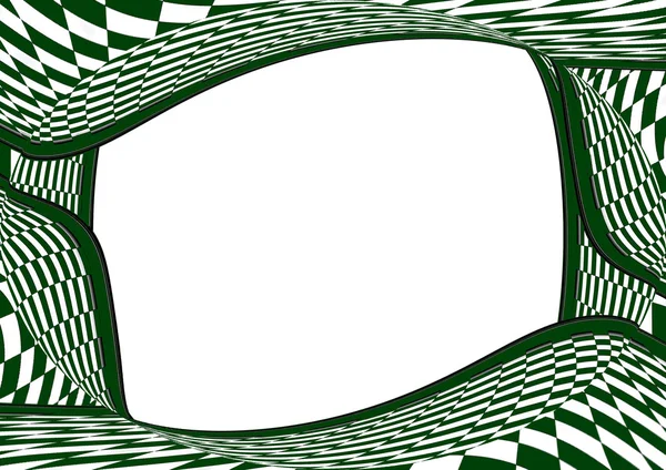 Yeşil ve beyaz — Stok fotoğraf
