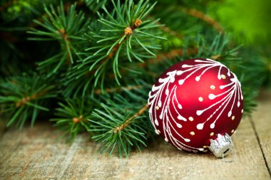 Noel dekorasyon ve köknar ağacı