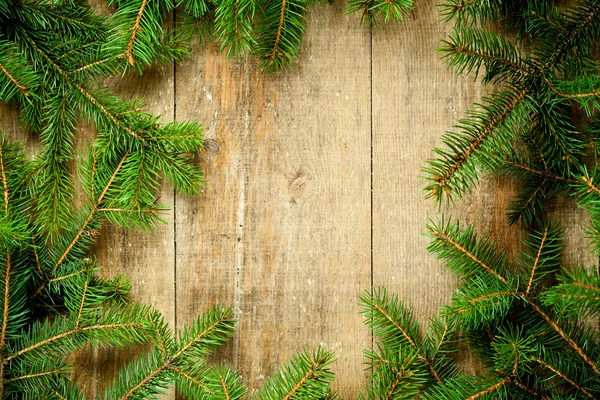 Moldura de árvore de abeto de Natal — Fotografia de Stock