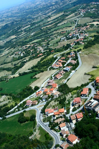 San Marino panoramik görünüm — Stok fotoğraf