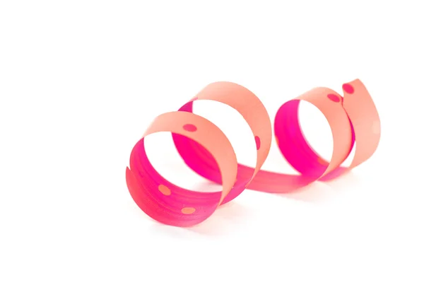 Pink ribbon serpentine — Stock Photo, Image