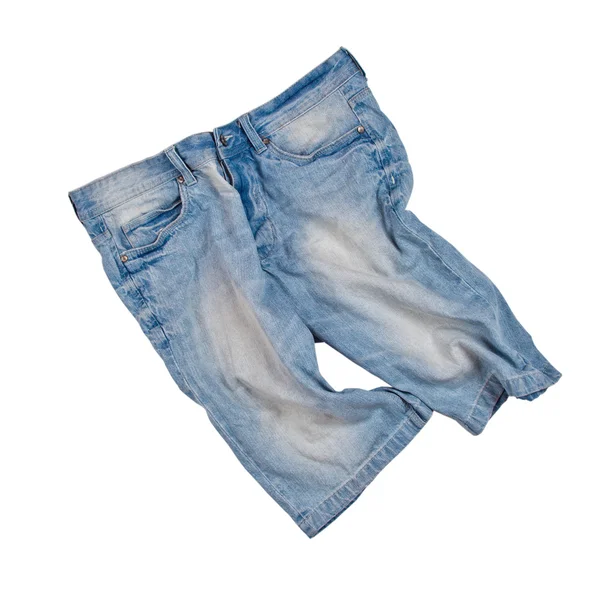 Blå jeansshorts — Stockfoto