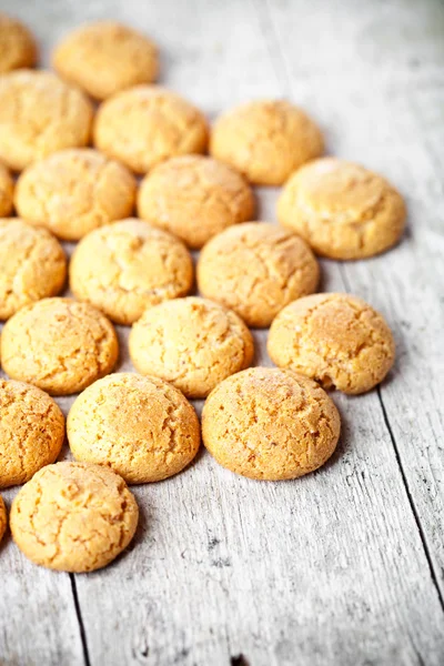 Biscotti di mandorla meringa — Foto Stock