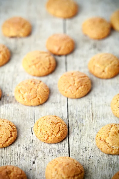 Meringue almond cookies — Stock Photo, Image