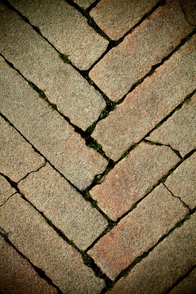 Brick footpath — Stock Photo, Image