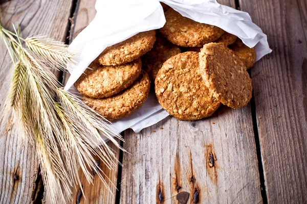 Krokante haver cookies en oren — Stockfoto