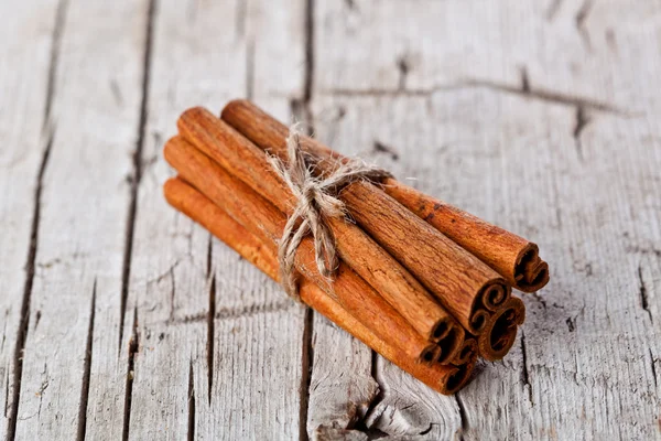 Stack of cinnamon sticks — Stock Photo, Image