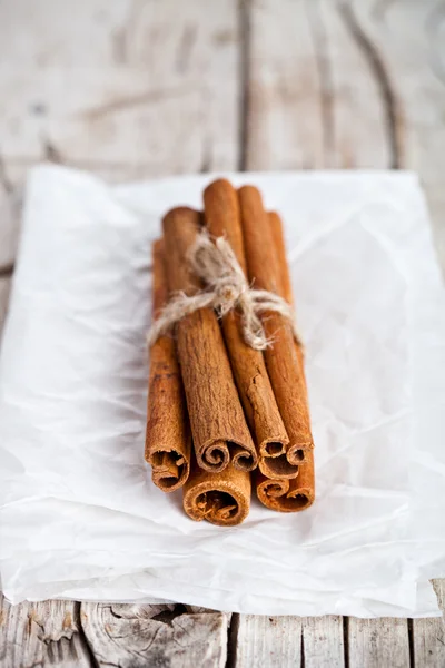 Stack of cinnamon sticks — Stock Photo, Image