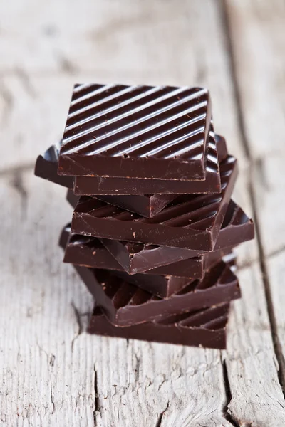 チョコレートのお菓子をスタックします。 — ストック写真