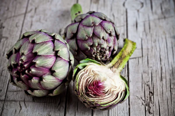 Fresh artichokes Stock Image