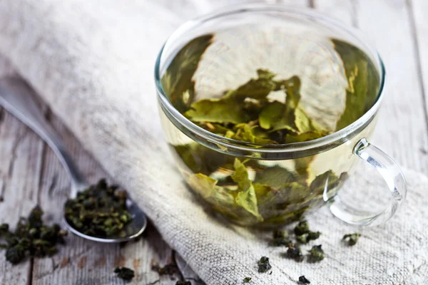 Cup of green tea — Stock Photo, Image