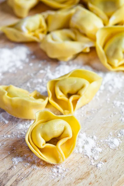 Uncooked tortellini — Stock Photo, Image