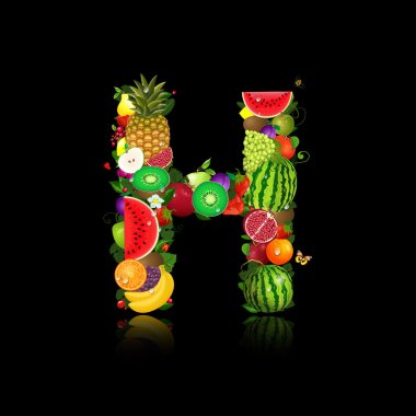 Download Tropical Alphabet Free Vector Eps Cdr Ai Svg Vector Illustration Graphic Art