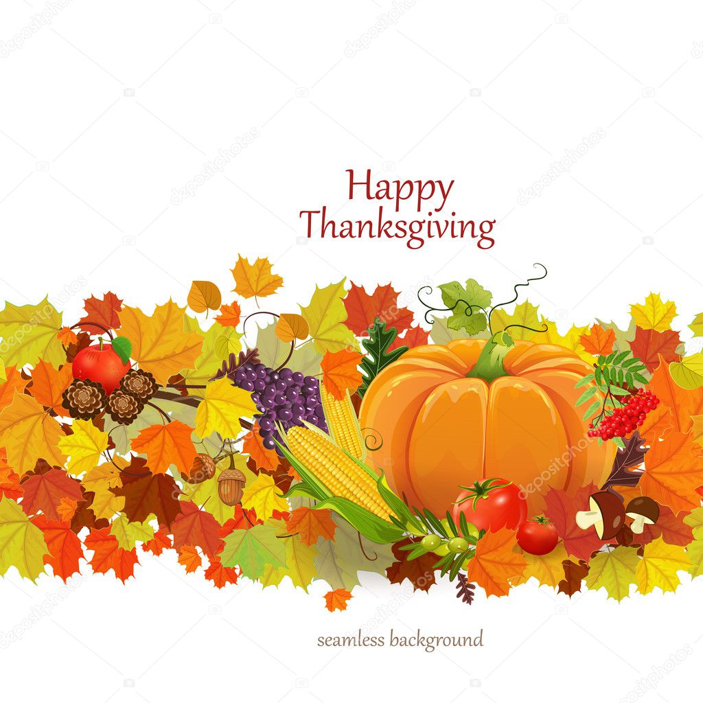Joyeuse Fete De Thanksgiving Image Vectorielle Par Oksana C Illustration
